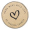 lovely script Handmade kraft business Sticker