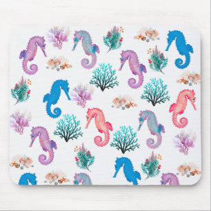 Lovely Seahorses Mouse Pad