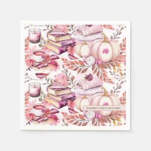 Lovely Shabby Chick Autumn Pattern Napkins
