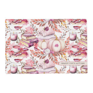 Lovely Shabby Chick Autumn Pattern Placemat