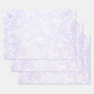 Lovely Silver and Lilac Wrapping Paper Sheets