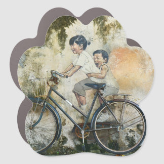 Lovely sister car magnet