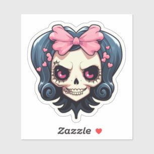 Lovely Skull Sticker