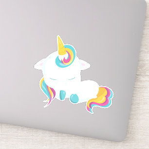 Lovely Sleeping Unicorn Sticker