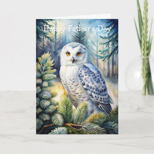 Lovely Snowy Owl Card