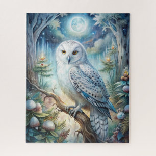 Lovely Snowy Owl Jigsaw Puzzle