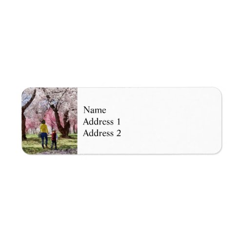 Lovely Spring Day For a Walk Label