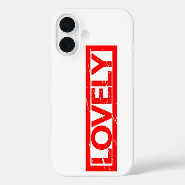 Lovely Stamp Case-Mate iPhone Case (Back)