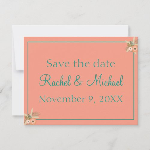 Lovely Starfish Save The Date