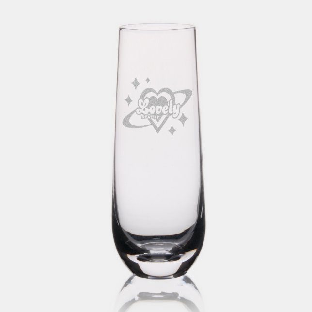 Lovely Stemless Champagne Flute (Glassware)