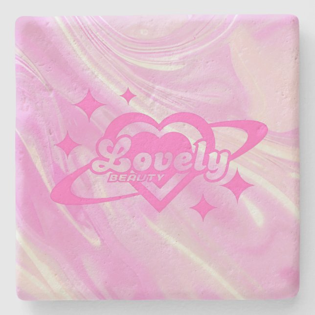 Lovely Stone Coaster (Front)