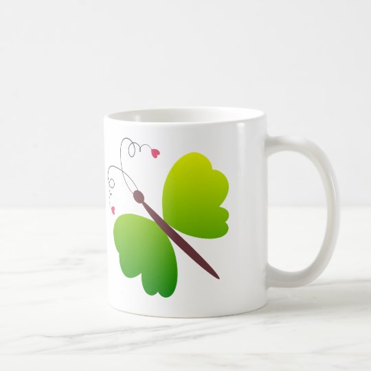 Lovely summer butterflies design coffee mug