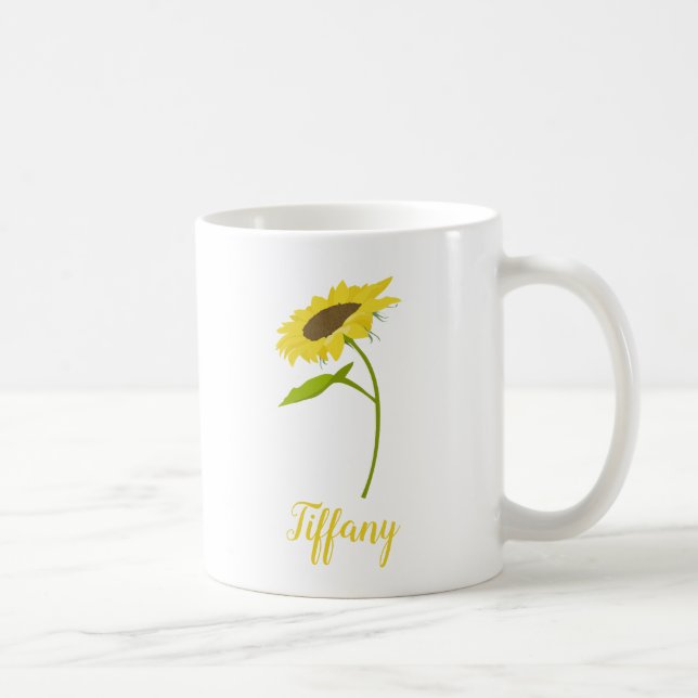 Lovely Sunflower Coffee Mug (Right)