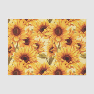 Lovely sunflowers tissue paper