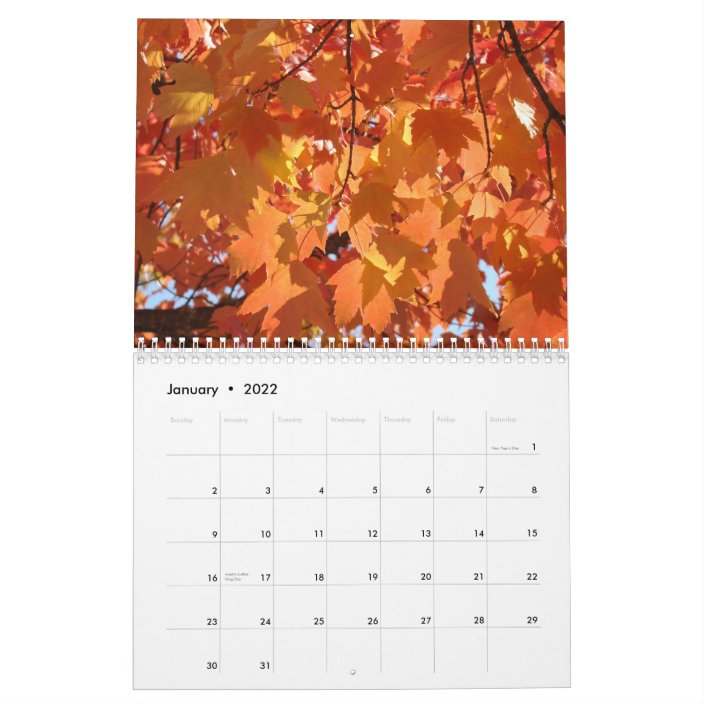 Lovely Sweet Autumn Calendar Holiday Gifts Grandma Zazzle Com