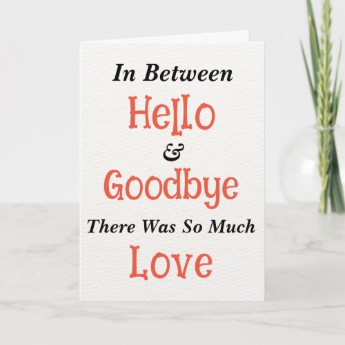 Lovely Sympathy Card for Him Her Pet Bereavement 