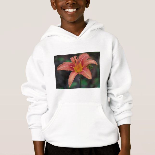 Lovely Tawny Daylily Apparel and Gifts Hoodie (Front)