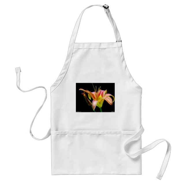 Lovely Tawny Daylily II Apparel and Gifts Adult Apron (Front)