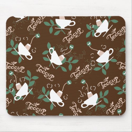 Lovely Teacup Delicious Tea Mouse Pad