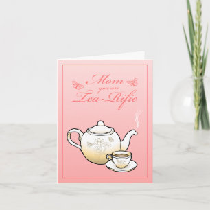 Lovely teapot and teacup card