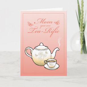 Lovely teapot and teacup card