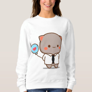 Lovely Teddy Pink Trendy Girls Sweatshirt