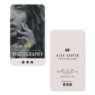 lovely text modern photographer Business Card