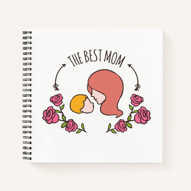 Lovely The Best Mom Mother's Day | Notebook (Front)