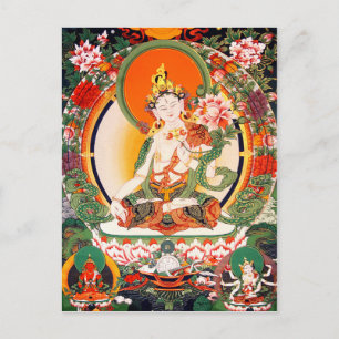 Lovely Tibetan Buddhist Art Postcard