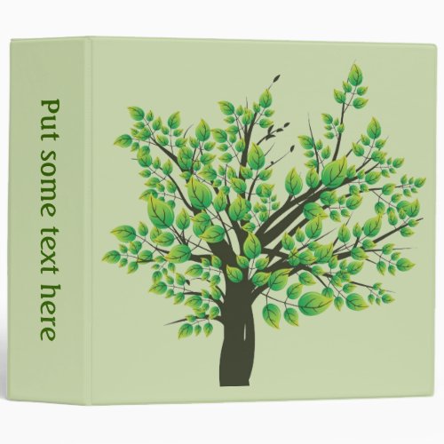 Lovely Tree 3 Ring Binder