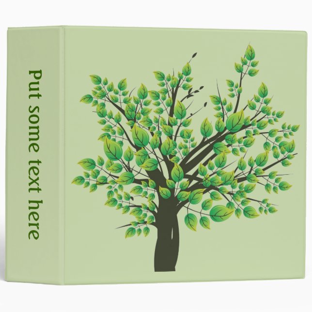 Lovely Tree 3 Ring Binder (Front/Spine)