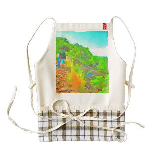 Lovely trek zazzle HEART apron