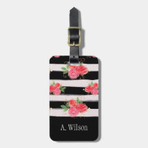 Lovely trendy travel accessories, pik rose flowers