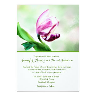 50 off tulip wedding invitations limited time only zazzle tulip wedding invitations