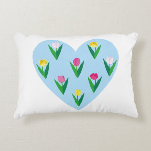 Lovely tulips. accent pillow