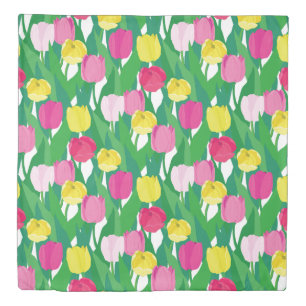 Lovely tulips. duvet cover