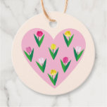 Lovely tulips. Favor Tags
