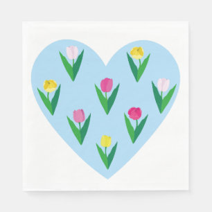 Lovely tulips. napkins