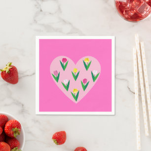 Lovely tulips. napkins