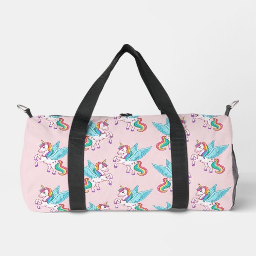 Lovely Unicorns Duffle Bag