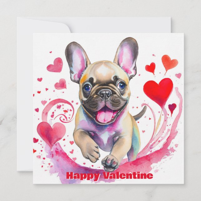 Lovely Valentine French Bulldog (Front)