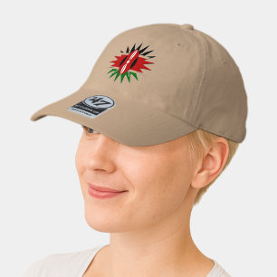 Lovely Vibrant Kenyan Flag Pattern: An 18-Star Art 47 Brand Hat