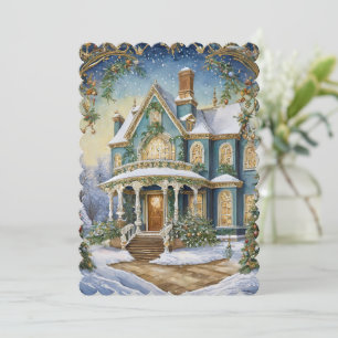 Lovely Victorian Holiday Party Invitation