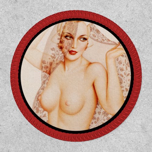 Lovely  Vintage style Pin Up Girl   Patch