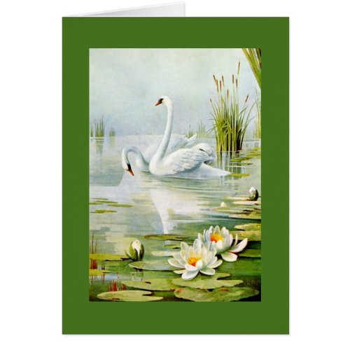 Lovely Vintage Swans