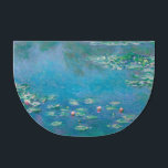 Lovely Water Lily Paintings by Monet Doormat<br><div class="desc">Imagine making your visitor feel at home with this beautiful doormat that is both cozy and personalized. A gorgeous way to decorate your doors,  the bathroom,  or children's doors. Perfect for American craftsmen,  ranch-style,  cottage,  colonial,  cabin,  beach,  lake,  modern house,  and other styles of architecture.</div>