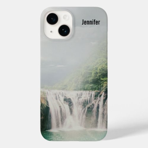 Lovely Waterfall in a Mountain Forest Case_Mate iPhone 14 Case