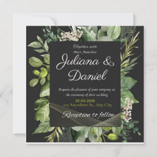 lovely wedding invitation