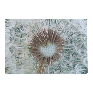 Lovely White Dandelion Placemat