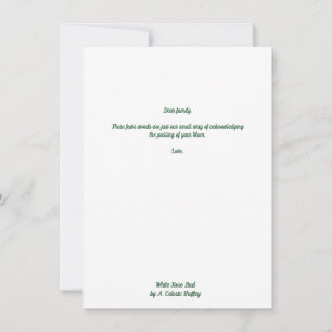 Lovely White Rosebud greeting card